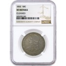1832 50C LL Capped Bust Silver Half Dollar NGC XF Details Cleaned Coin