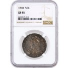 1818 50C Capped Bust Silver Half Dollar NGC XF45 Circulated Coin #010