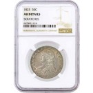 1825 50C Capped Bust Silver Half Dollar NGC AU Details Scratches Coin