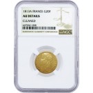 1813 A G20F 20 Francs Gold Paris Mint France Napoleon I Emperor NGC AU Details