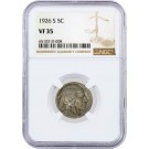 1926 S 5C Buffalo Nickel NGC VF35 Circulated Key Date Coin