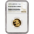 1979 Great Britain Proof Gold Sovereign .2354 oz Gold NGC PF69 Ultra Cameo