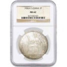 1906 A 1 Paistre Silver France French Indo China NGC MS62 Uncirculated Coin