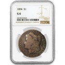 1894 $1 Morgan Silver Dollar NGC G6 Good Circulated Key Date Coin
