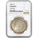 1899 $1 Morgan Silver Dollar NGC XF Details Cleaned Key Date Coin