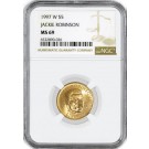 1997 W $5 Jackie Robinson Commemorative Gold NGC MS69 Uncirculated Coin