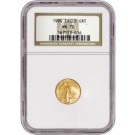 1994 $5 1/10 oz Gold American Eagle NGC MS70 Gem Uncirculated Coin