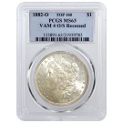 1882 O $1 Morgan Silver Dollar VAM 4 O/S Recessed PCGS MS63 Coin