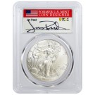 2020 $1 1 oz Silver American Eagle PCGS MS70 First Day Of Issue Jim Peed Label