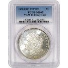 1878 8TF 8 Tail Feather $1 Morgan Silver Dollar VAM 23 Crazy Lips PCGS MS63 Coin