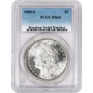 1880 S $1 Morgan Silver Dollar PCGS MS66 Gem Uncirculated Coin