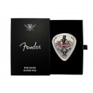 2021 $2 Soloman Islands Fender Guitar Pick PAMP 1 oz 999.9 Silver Colorized
