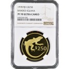 1978 $250 Proof British Colony Fiji Banded Iguana 1 oz Gold NGC PF70 UC POP 1