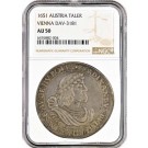 1651 Austria Vienna Mint Ferdinand III Taler Silver DAV-3181 NGC AU50 Coin