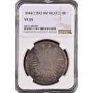 1844/33 DO RM 8 Reales Silver Durango Mint Mexico First Republic NGC VF35 Coin