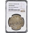 1893 ZS FZ 8 Reales Silver Zacatecas Mint Mexico Second Republic NGC AU Details 