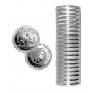Lot of 20 2016 P $1 AUD 1 oz .999 Fine Silver Australian Koala BU Capsule Coin