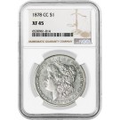 1878 CC Carson City $1 Morgan Silver Dollar NGC XF45 Key Date Coin #014