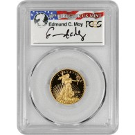 2016 W $10 1/4 oz Proof Gold American Eagle PCGS PR70 DCAM FS Edmund Moy Label