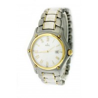 Ebel 1911 187902 35mm Two Tone 18k Gold Stainless Steel MOP Dial Quartz Watch