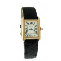 Cartier Tank Solo 3168 24mm x 31mm 18k Rose Gold Quartz Watch