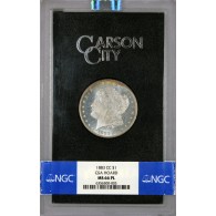 1883 CC Carson City $1 Morgan Silver Dollar PCGS MS66 PL Proof Like GSA Toned