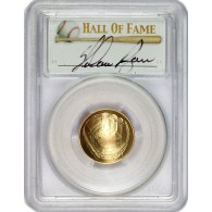 2014 W $5 Gold National Baseball Hall Of Fame Commemorative Nolan Ryan PCGS MS70