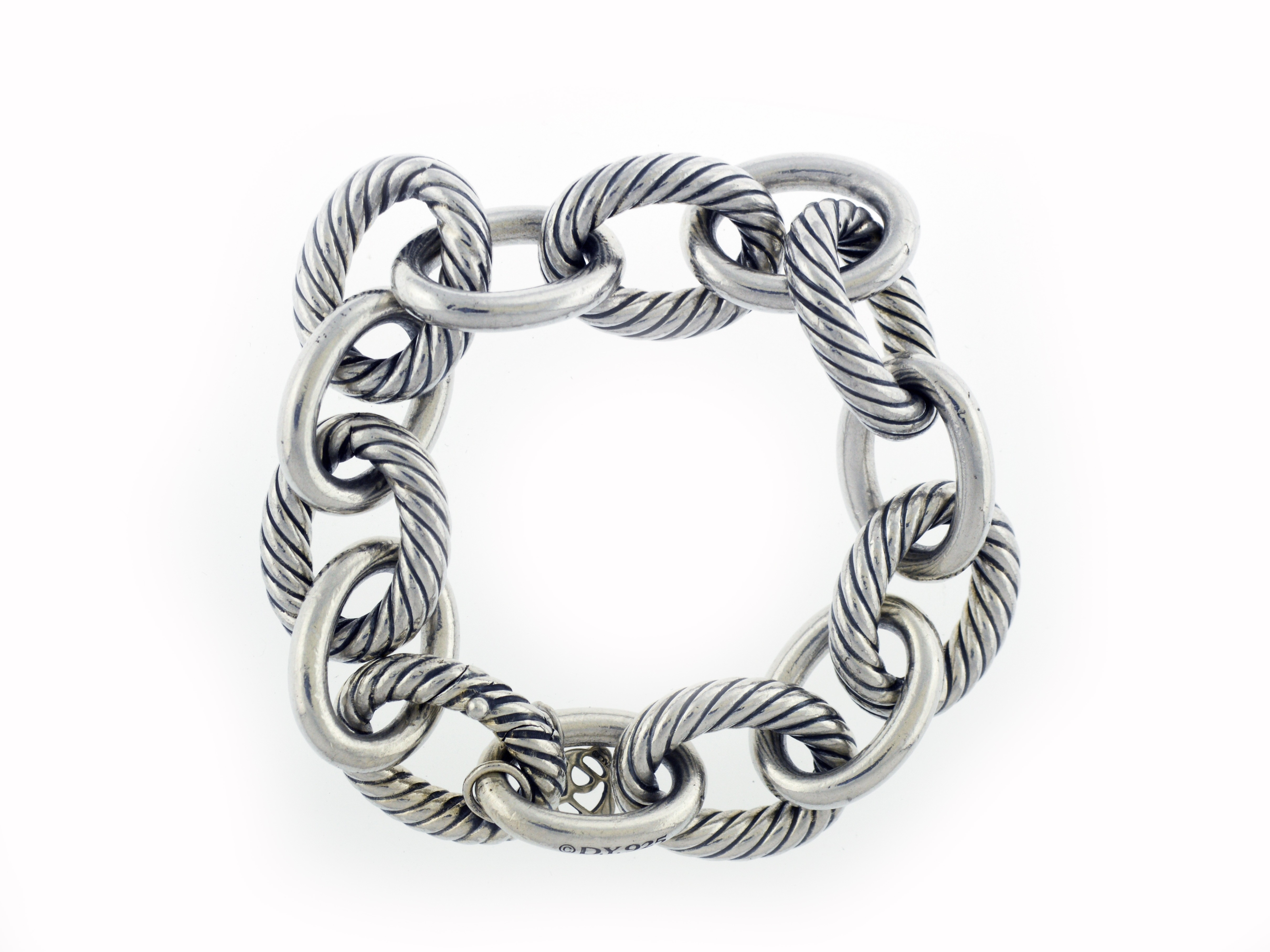 David Yurman 925 Sterling Silver 16.5mm Extra Large Oval Link Chain ...