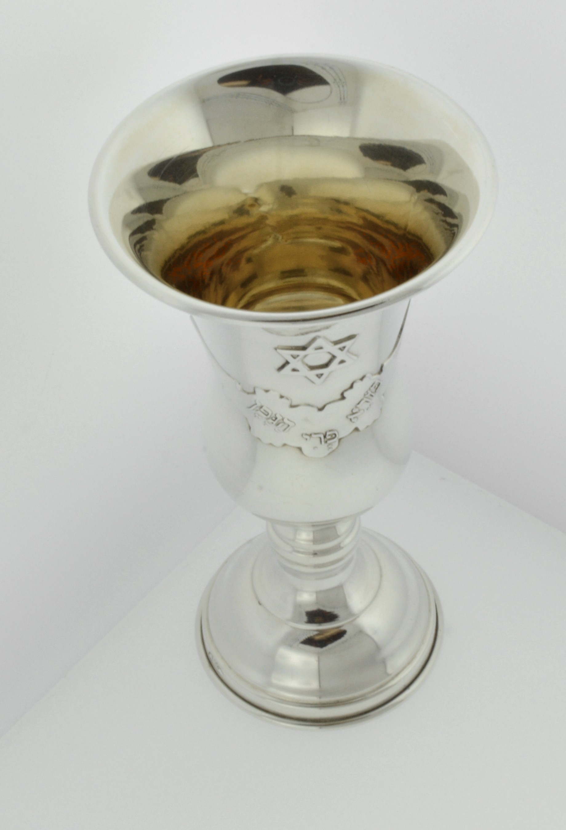 Vintage ESCO Eastern Sterling Silver Company Vermeil Jewish Kiddush