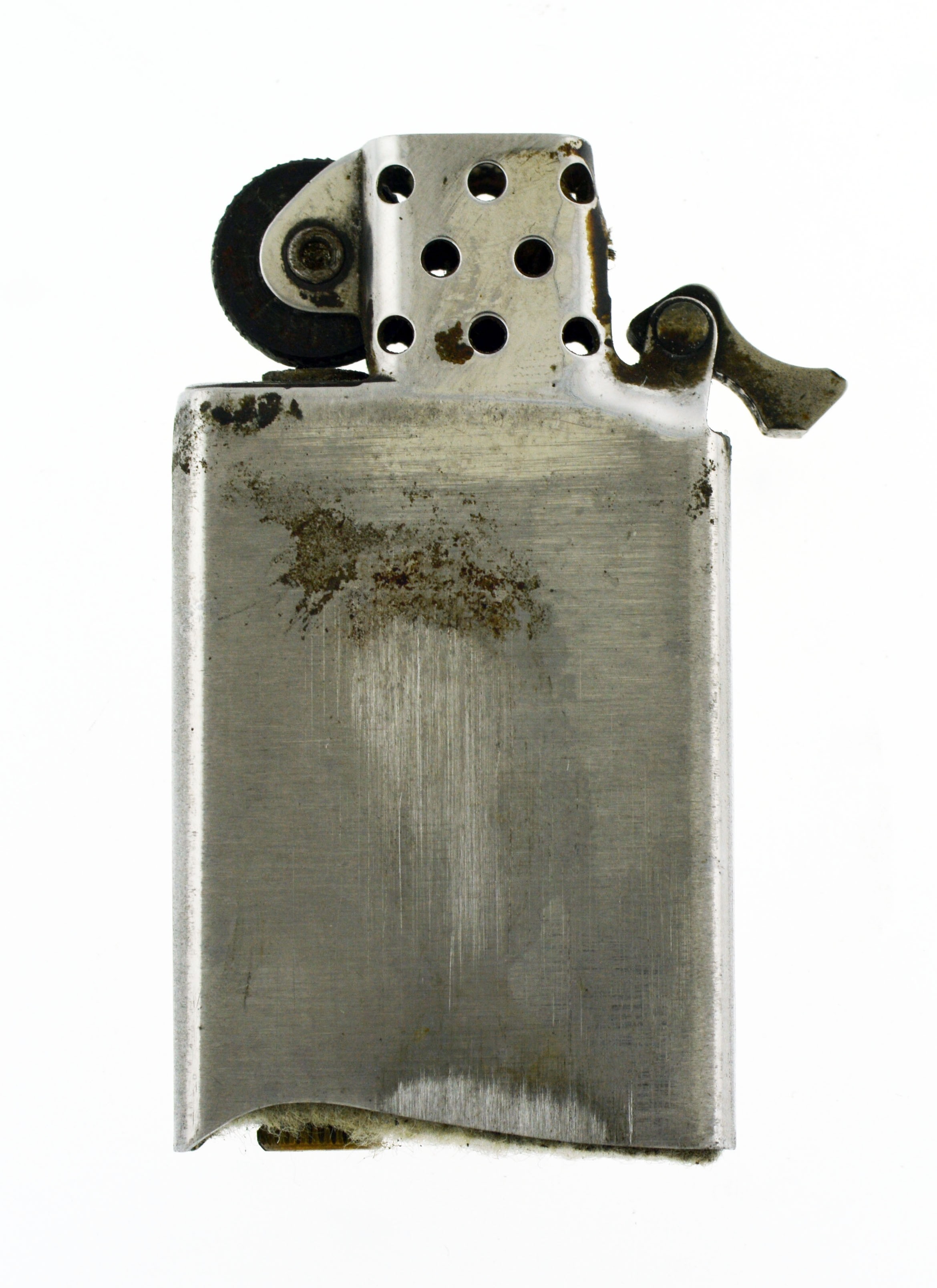 Vintage 1950s Zippo Patent 2517191 .925 Sterling Silver Slim Lighter