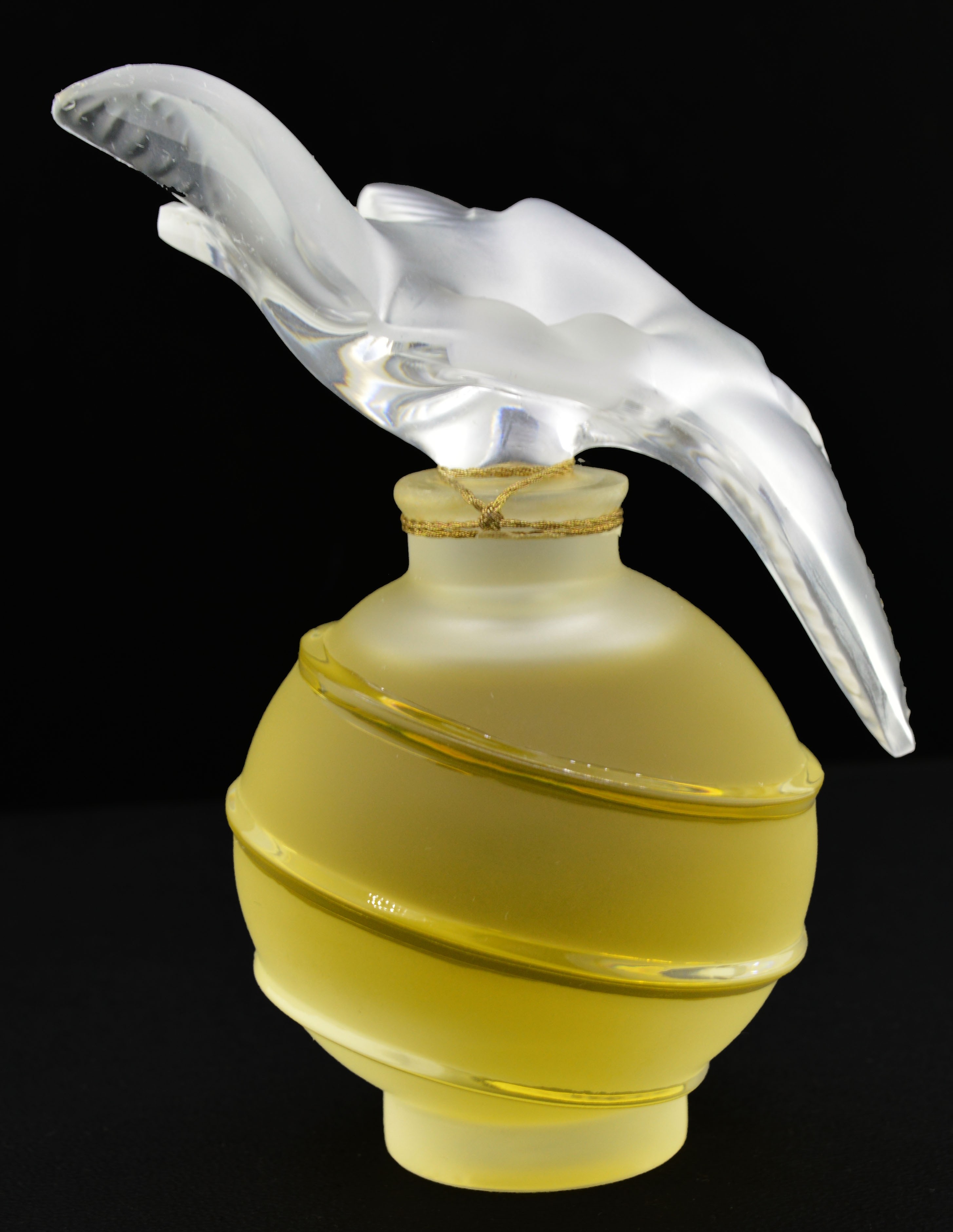 Vintage Nina Ricci L'Air du Temps 50th Anniversary Lalique Perfume Bottle Sealed Coin Exchange NY Vintage Nina Ricci L'Air du Temps 50th Anniversary Lalique Perfume Bottle Sealed Coin Exchange NY