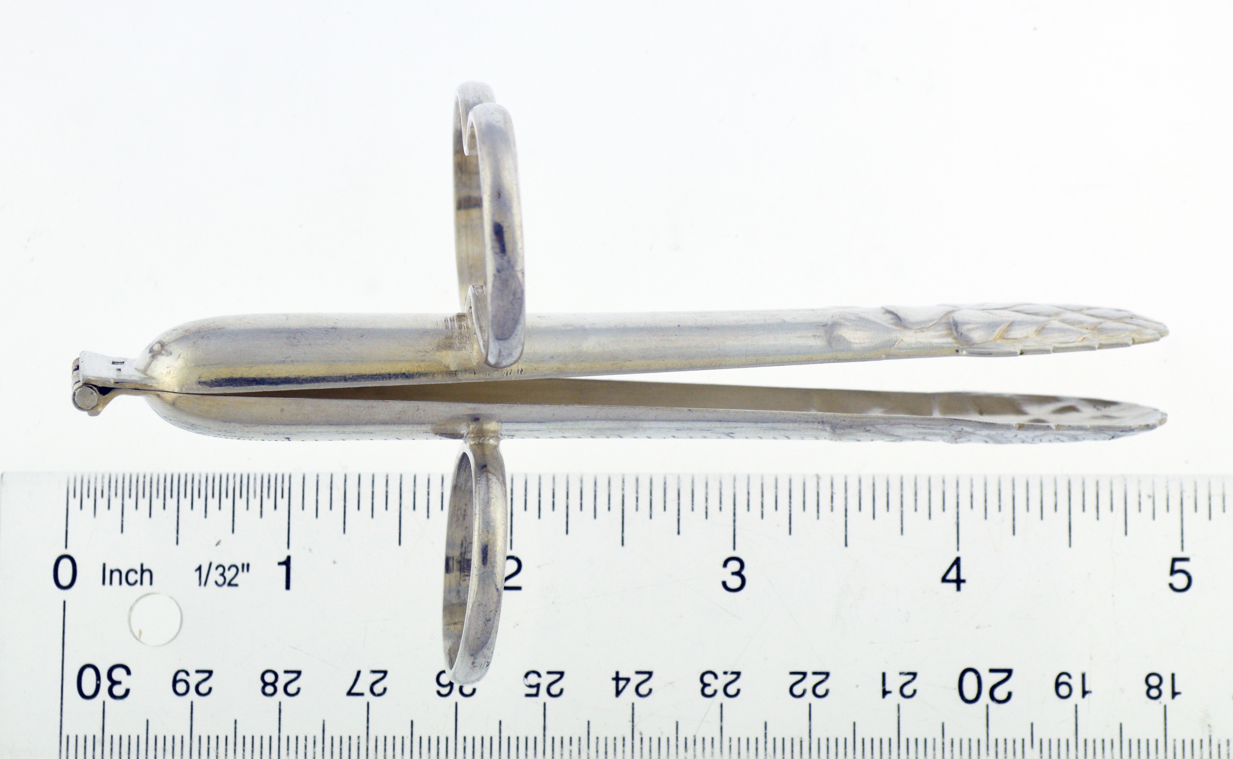 Antique Christofle France Silver Plated Individual Asparagus Finger