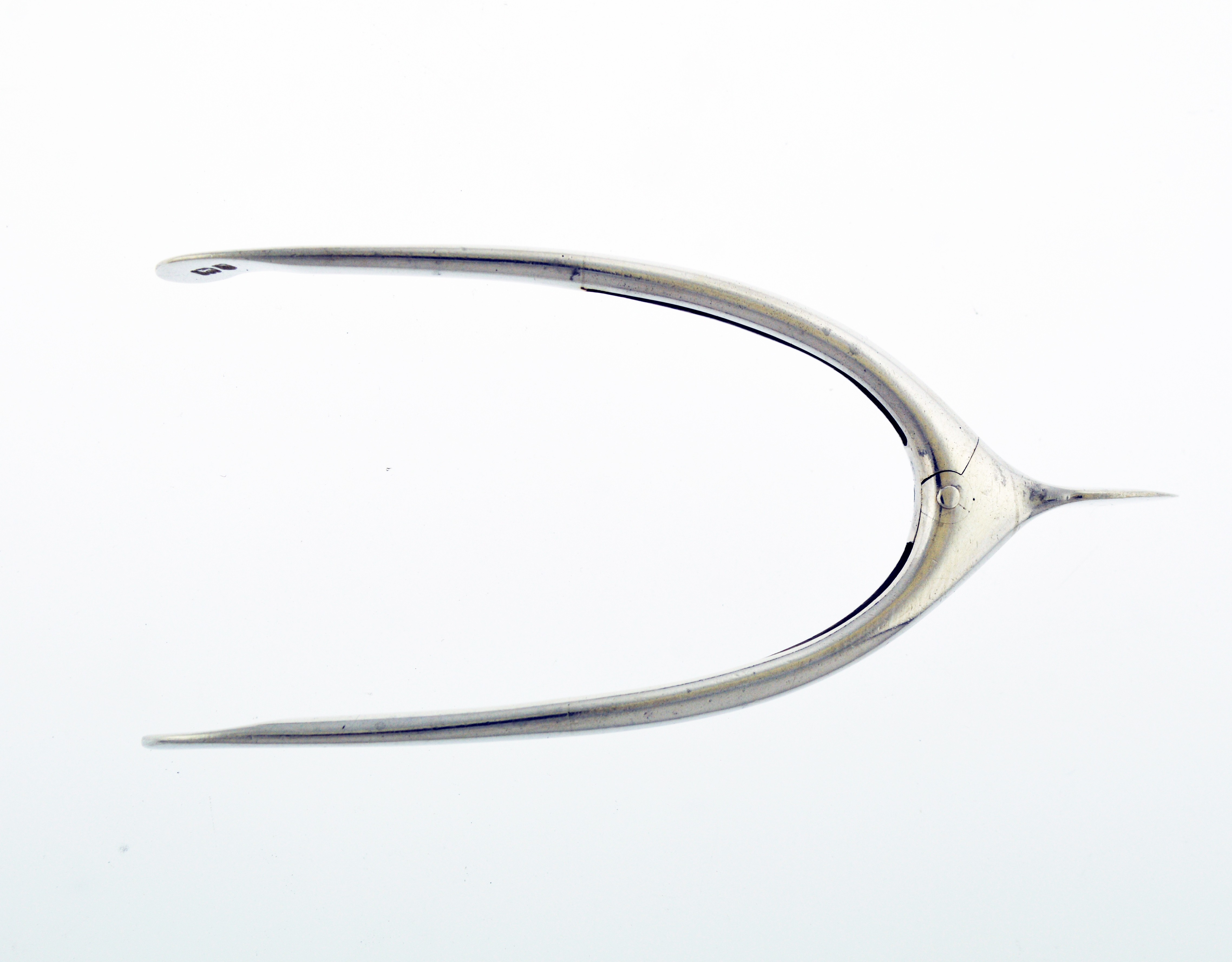 Antique 1902 Charles & Asprey & Co Sterling Silver Wishbone