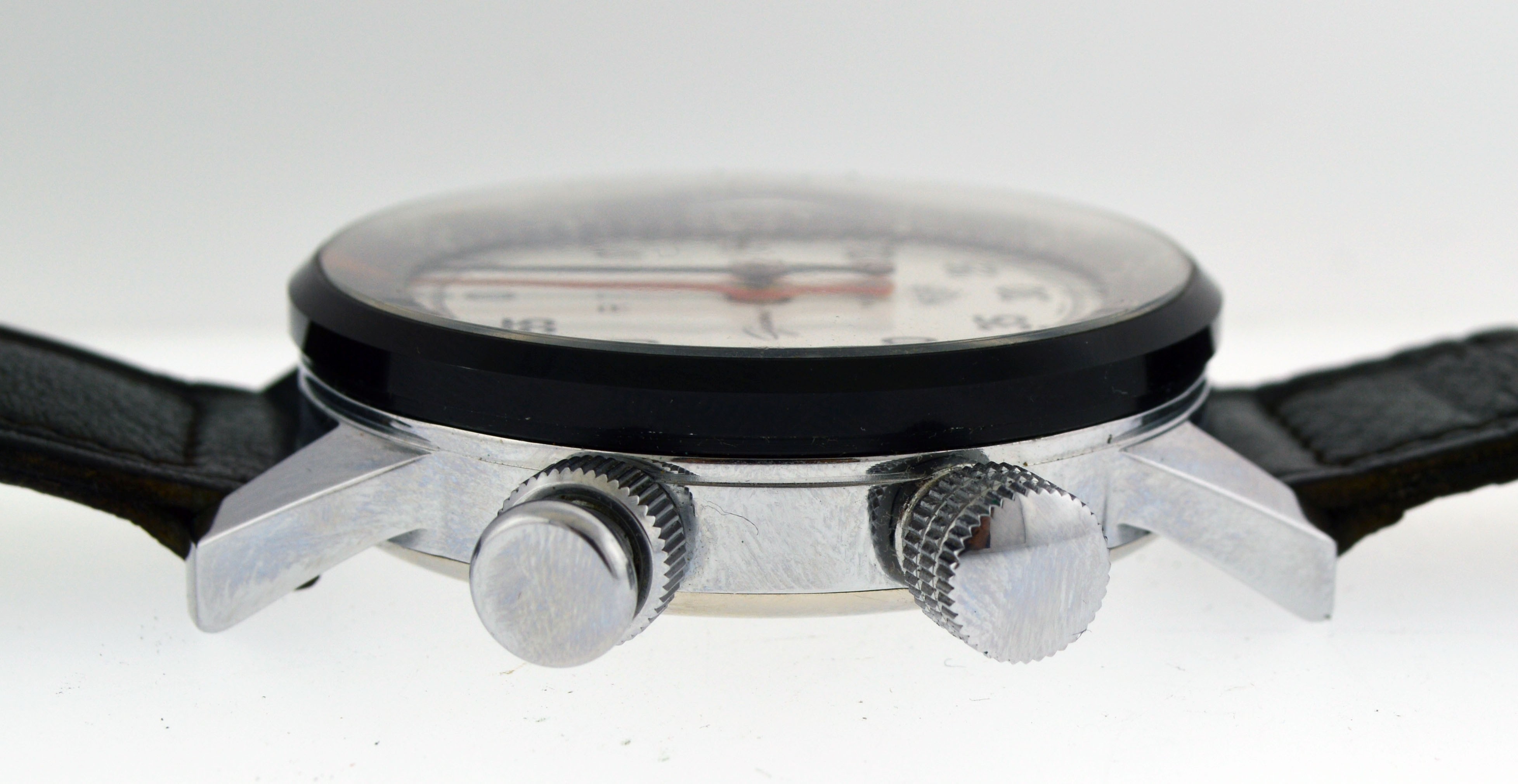 Vintage 1959 Tag Heuer Game Master 50mm Stainless Steel Stop Watch 502.