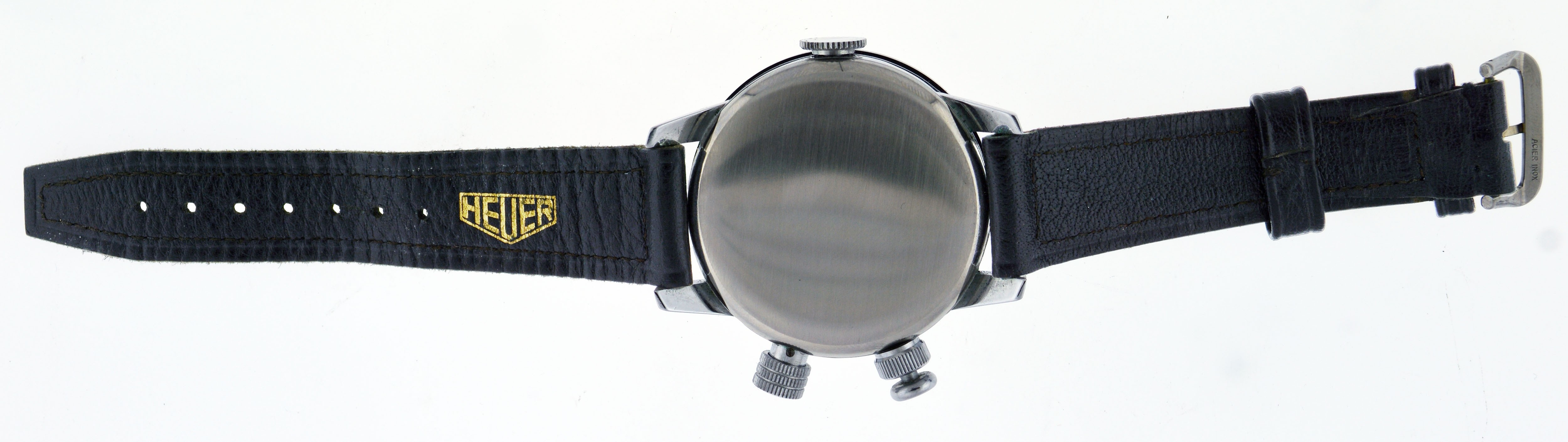 Vintage 1959 Tag Heuer Game Master 50mm Stainless Steel Stop Watch 502.