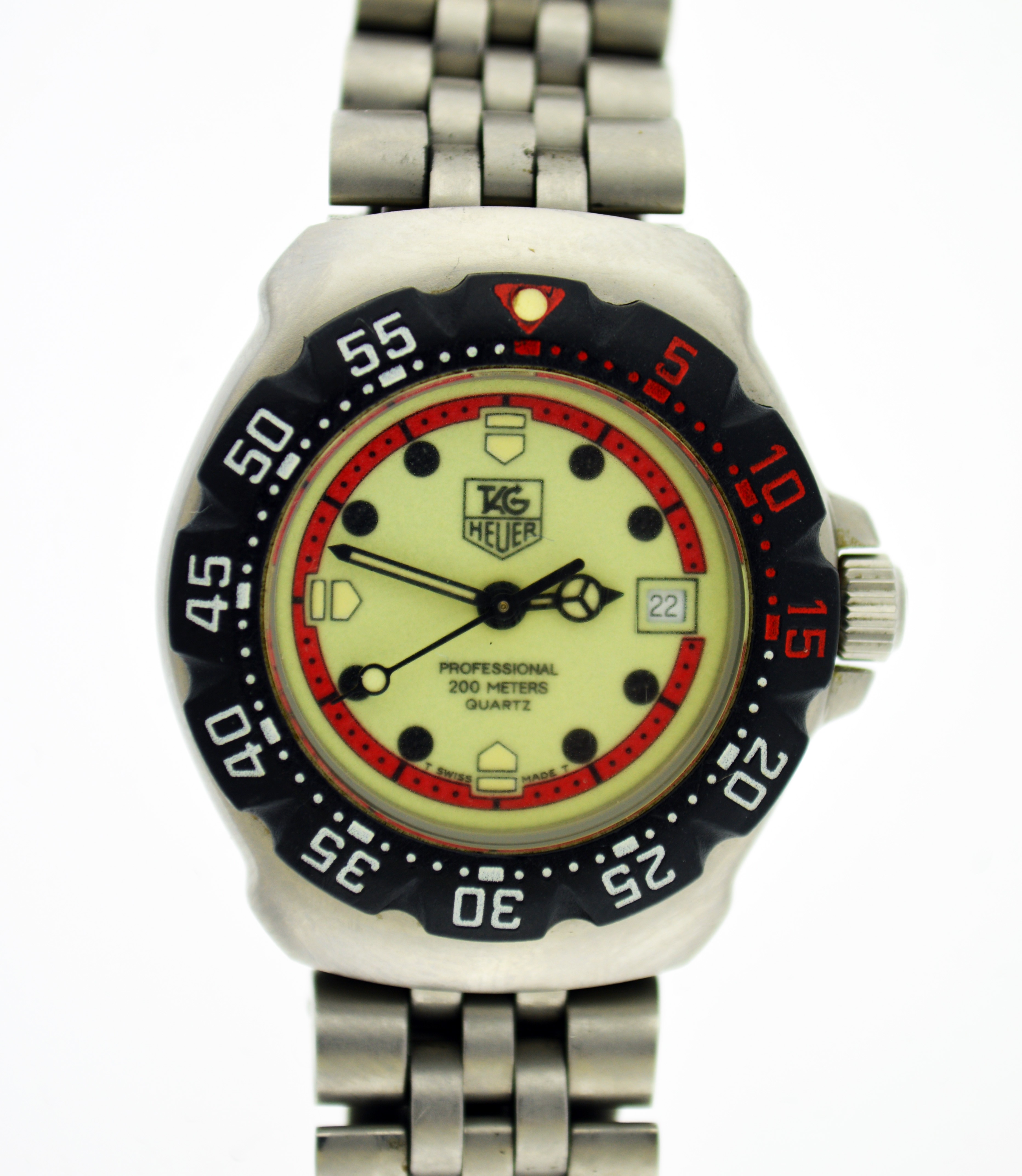 Vintage Tag Heuer Formula 1 WA1411 28mm Steel Luminous Dial Ladies ...