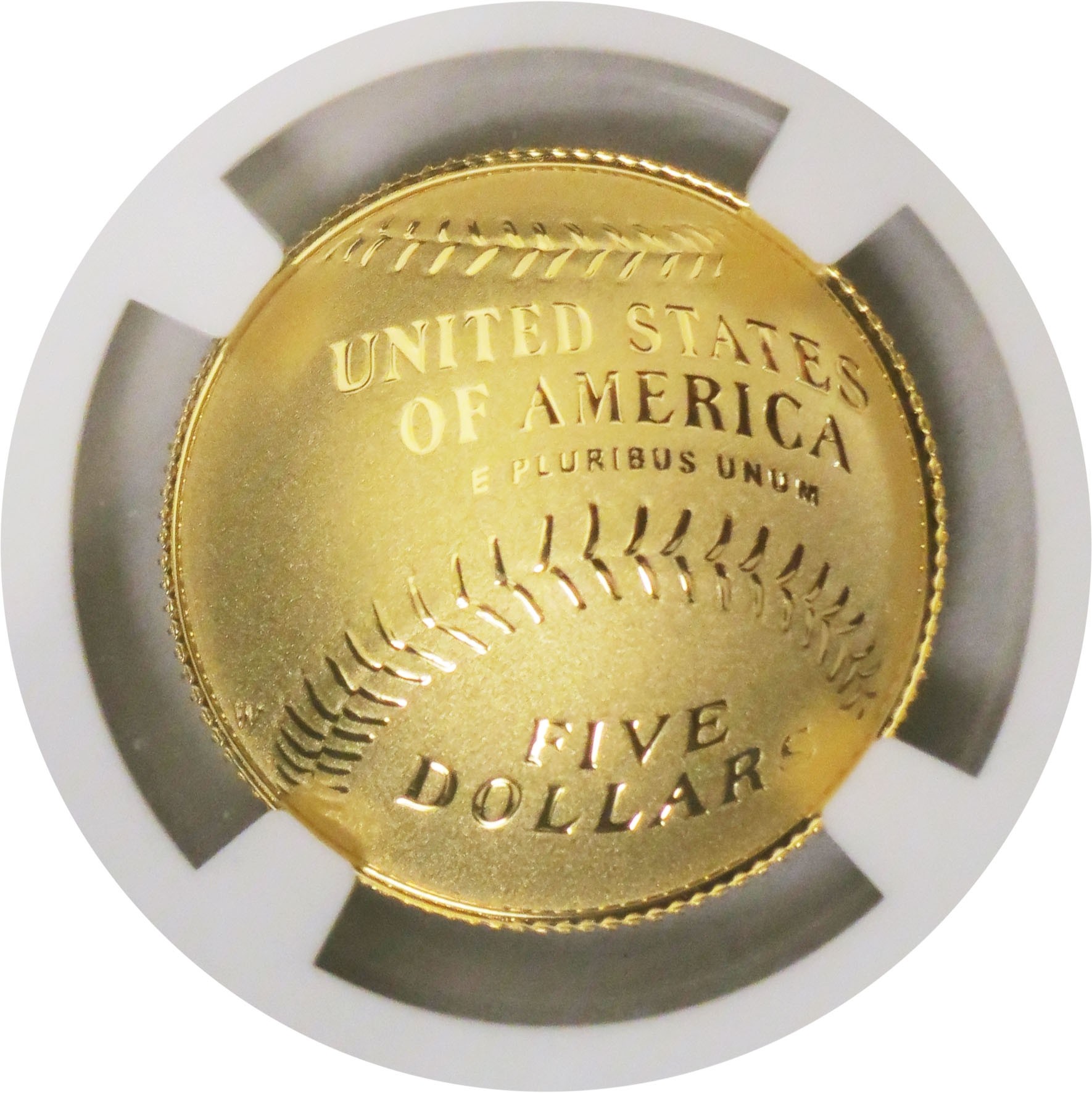 2014 W 5 Proof Gold Baseball Hall Of Fame Commemorative Nolan Ryan NGC PF70 UC Coin Exchange NY