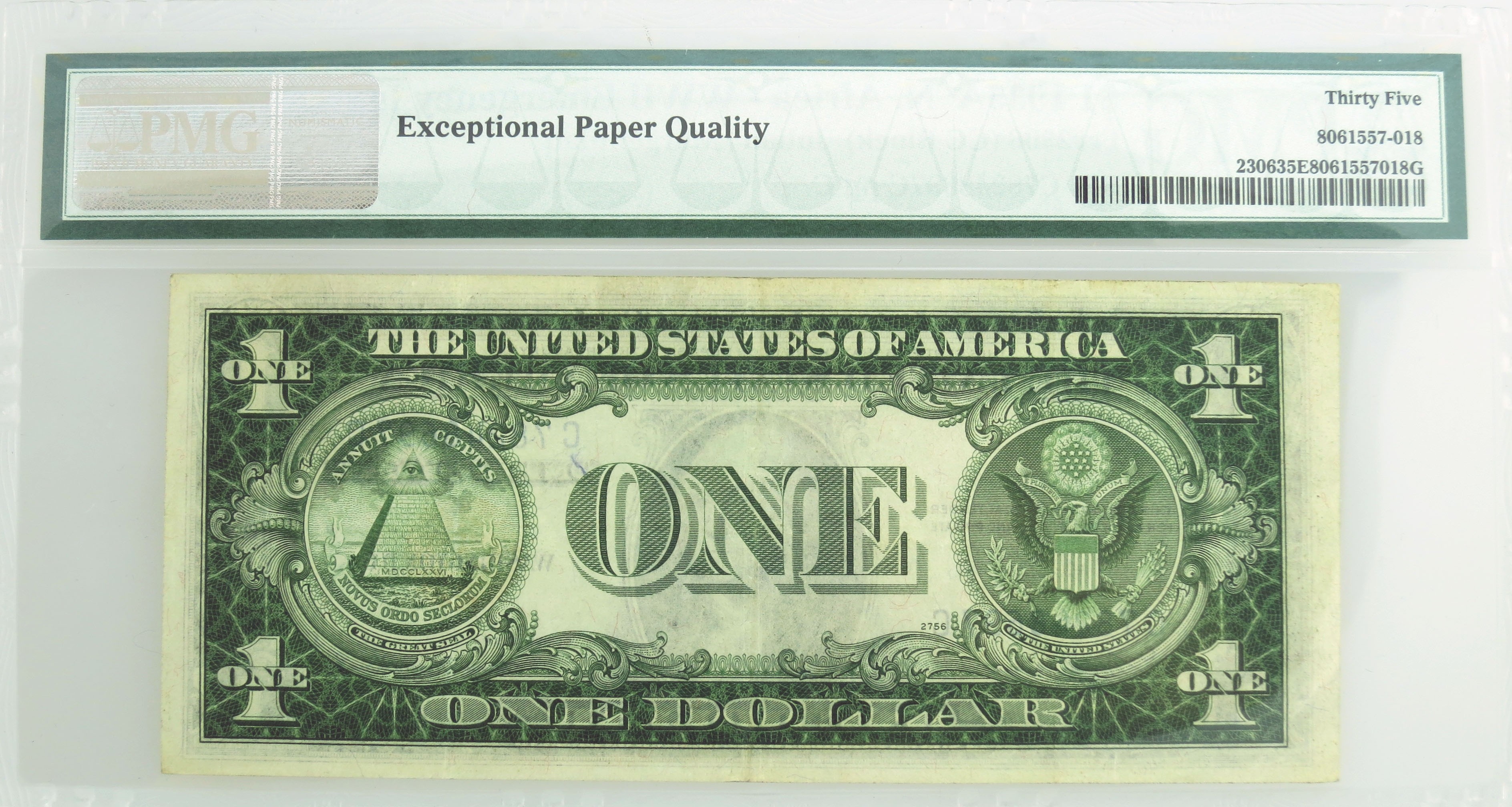 1935 A $1 Silver Certificate North Africa WW2 Fr#2306 CC Block PMG Ch