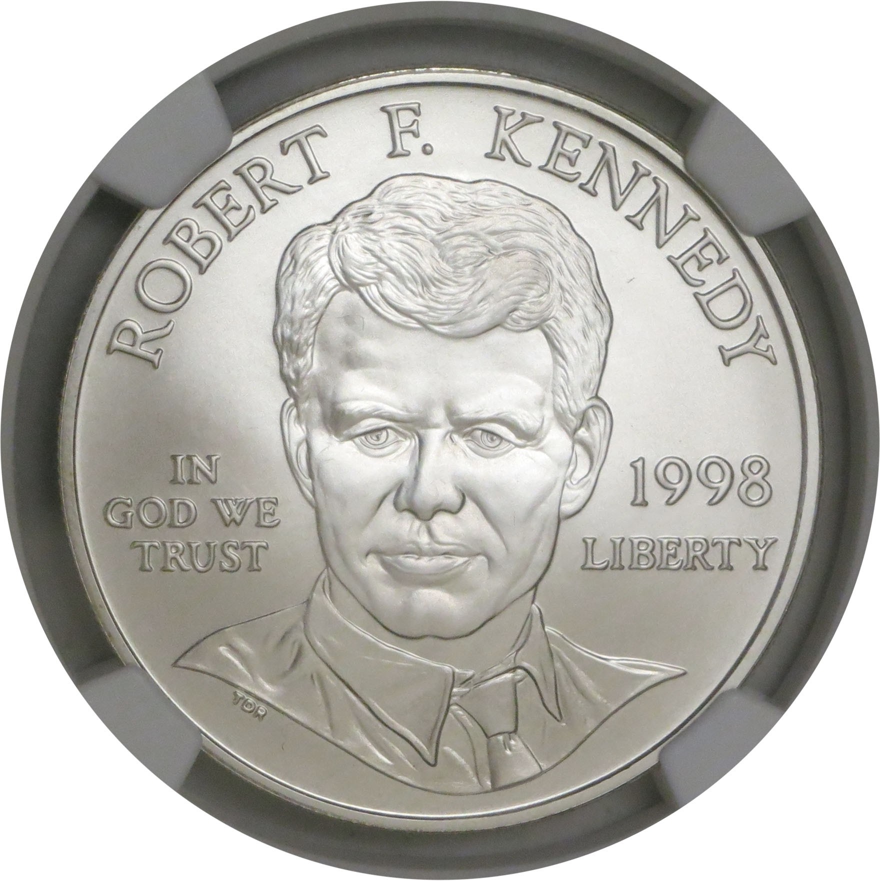 1998 S 1 Robert F Kennedy Commemorative Silver Dollar NGC MS70 Coin