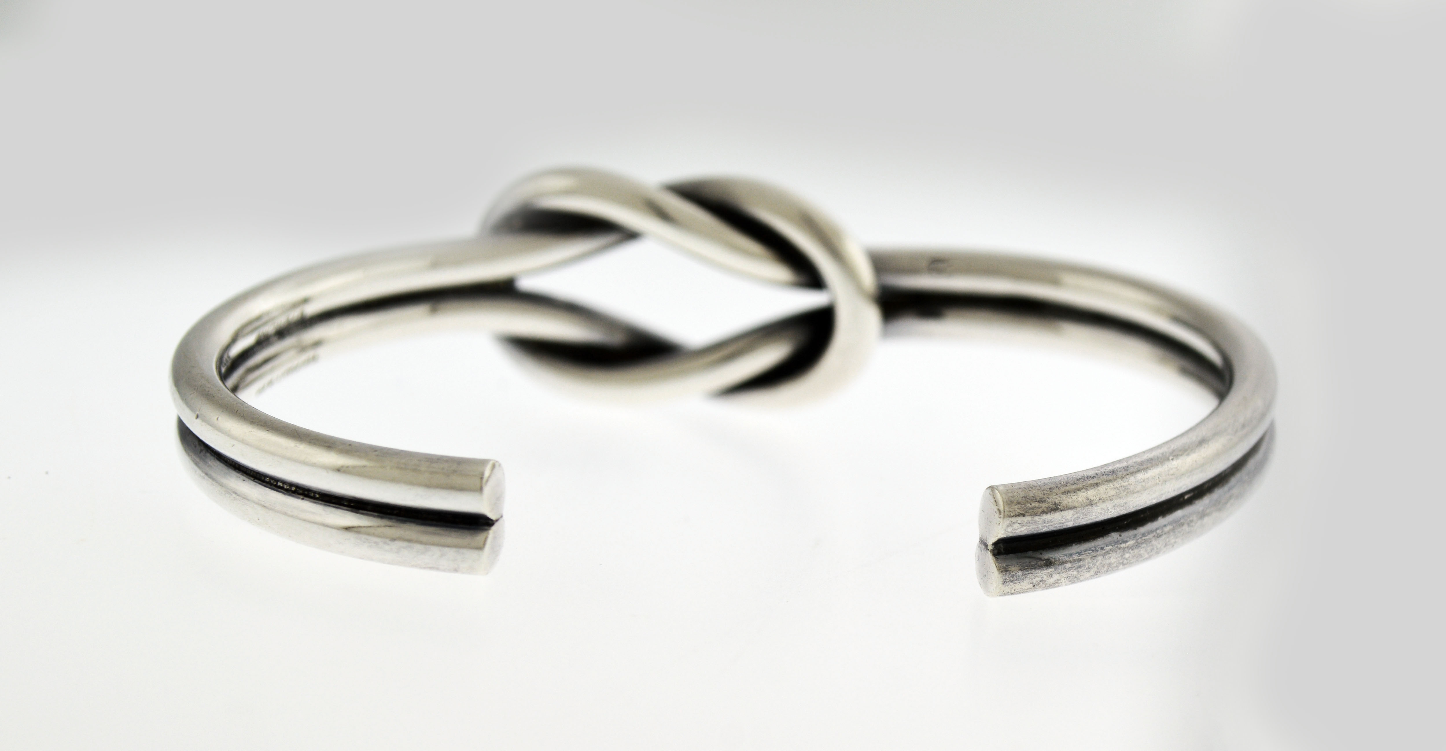 Vintage Tiffany & Co 925 Sterling Silver Love Knot Cable