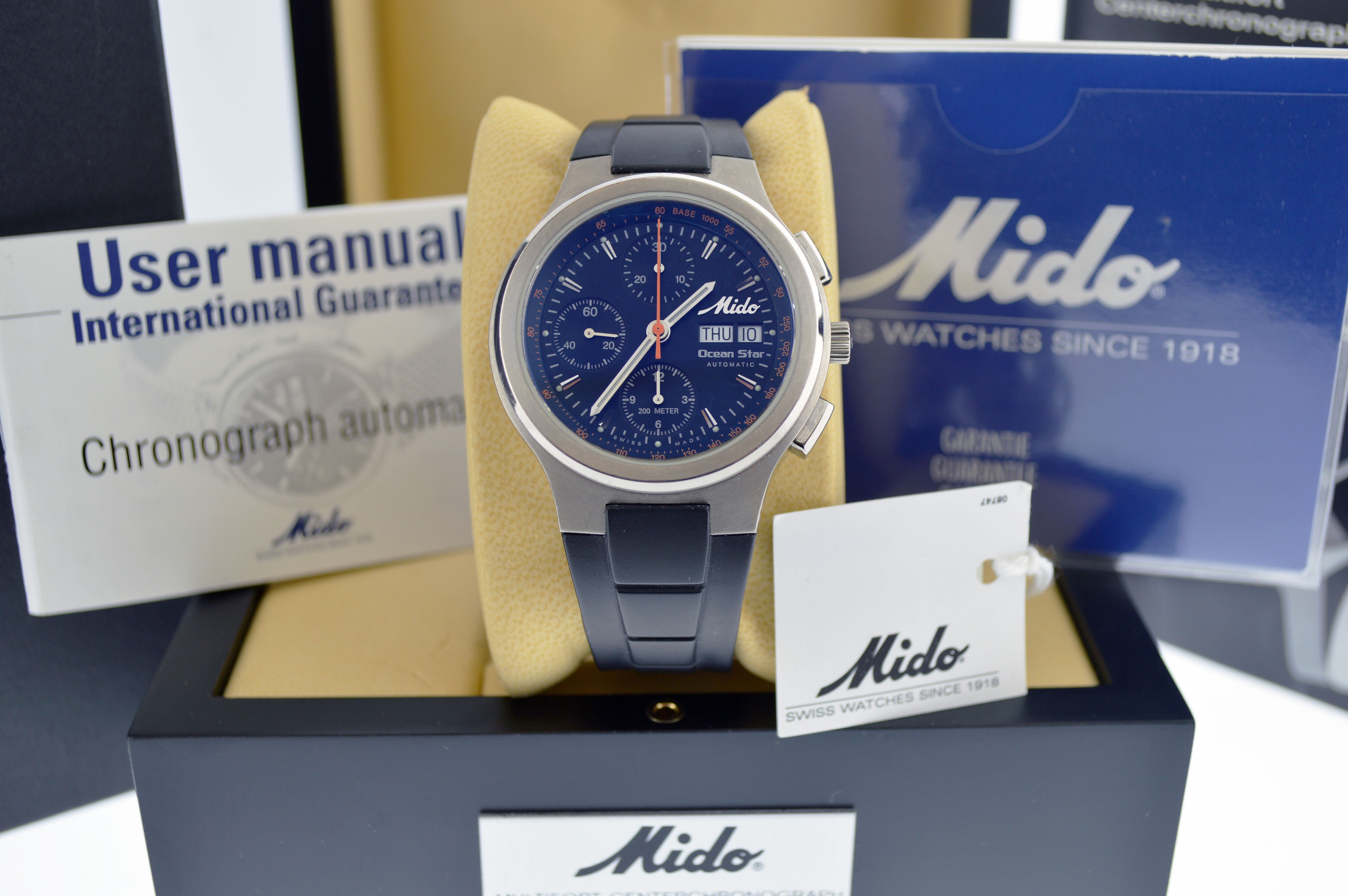 Mido Ocean Star Chronograph 8585 Valjoux 7750 40.5mm