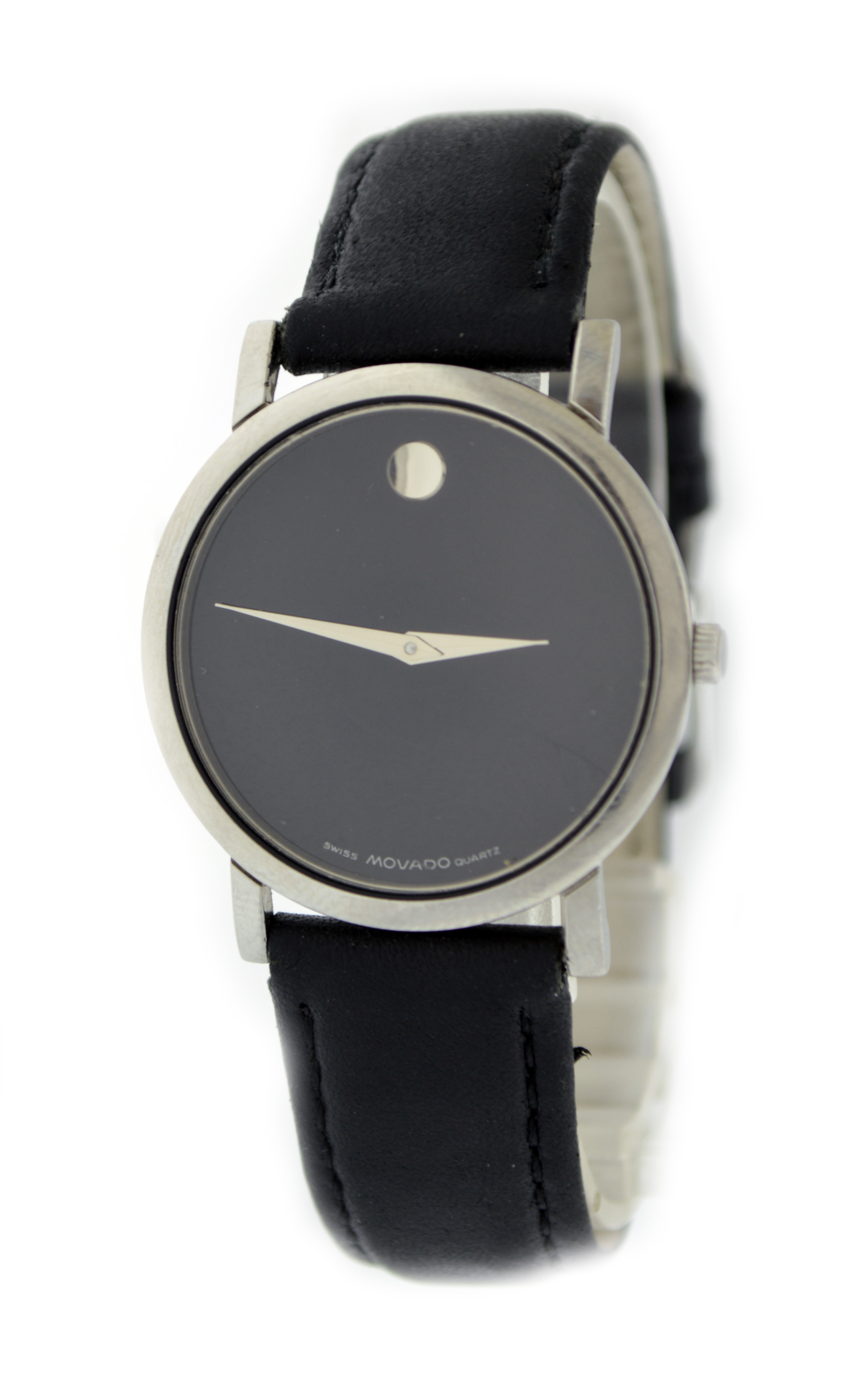movado museum stainless steel