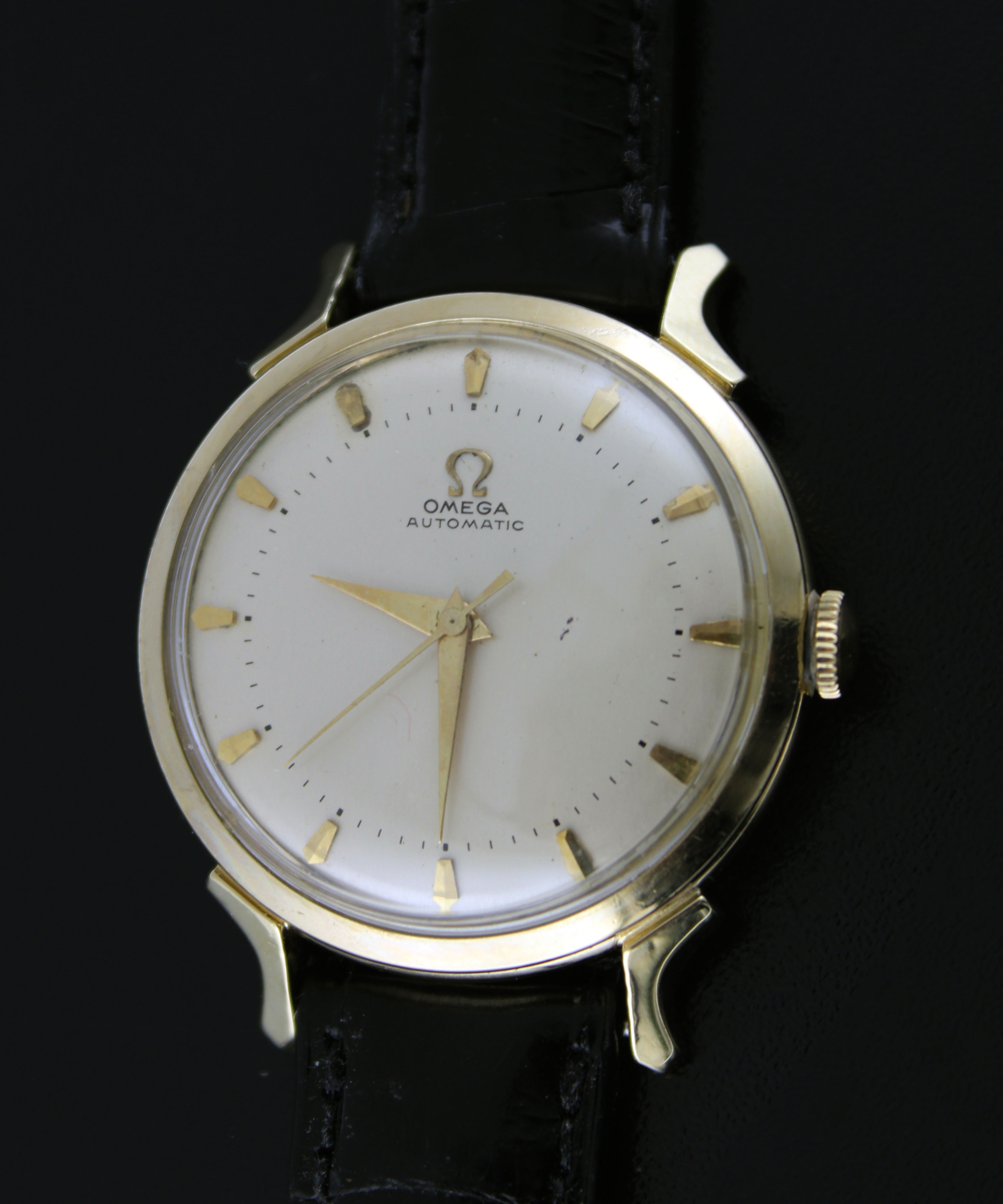 Omega G-6239 Cal 354 33mm 14k Yellow Gold Filled Bumper Movement