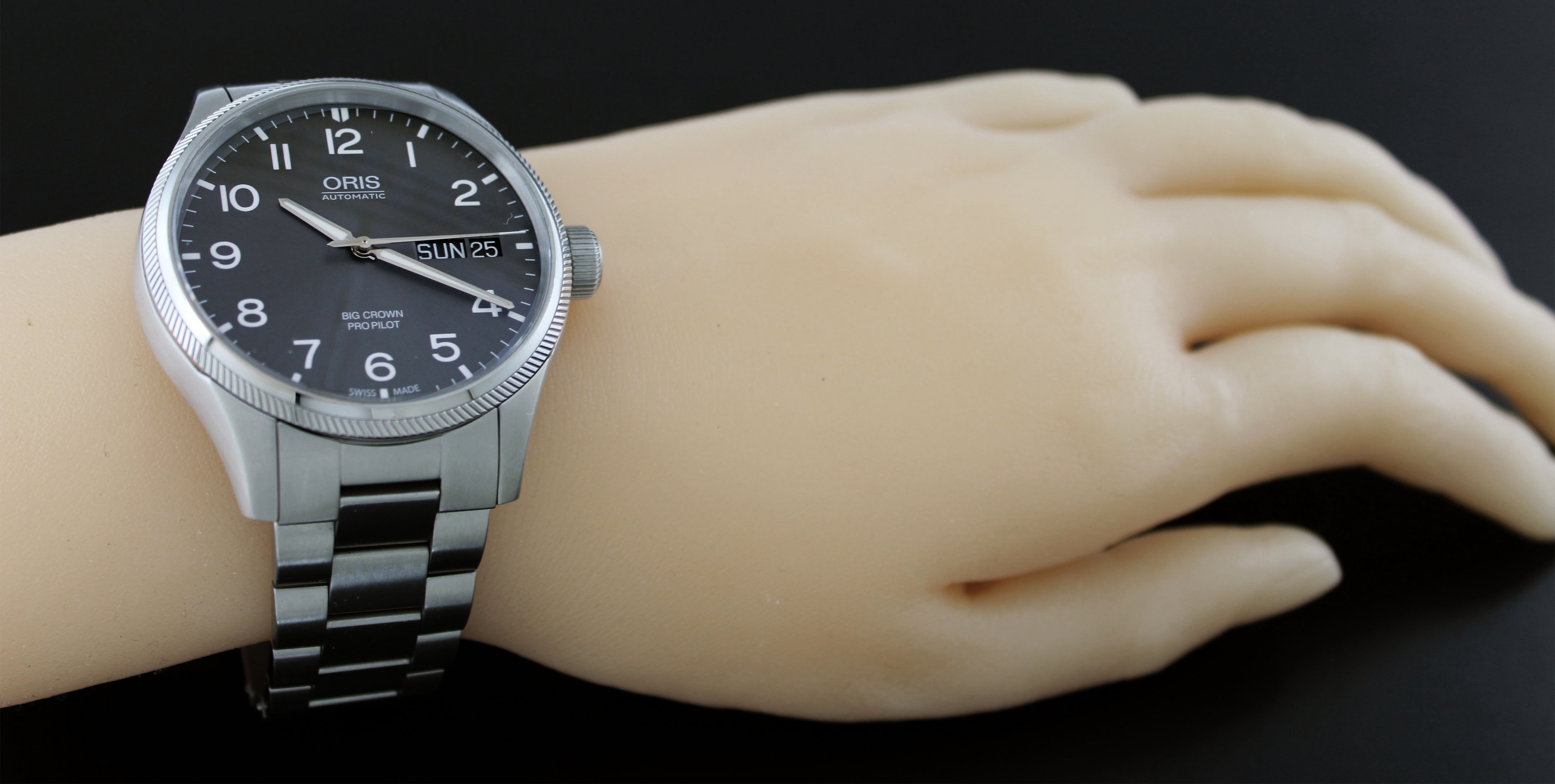 ORIS Big Crown ProPilot Ref 7698 45mm Steel Grey Dial Day Date