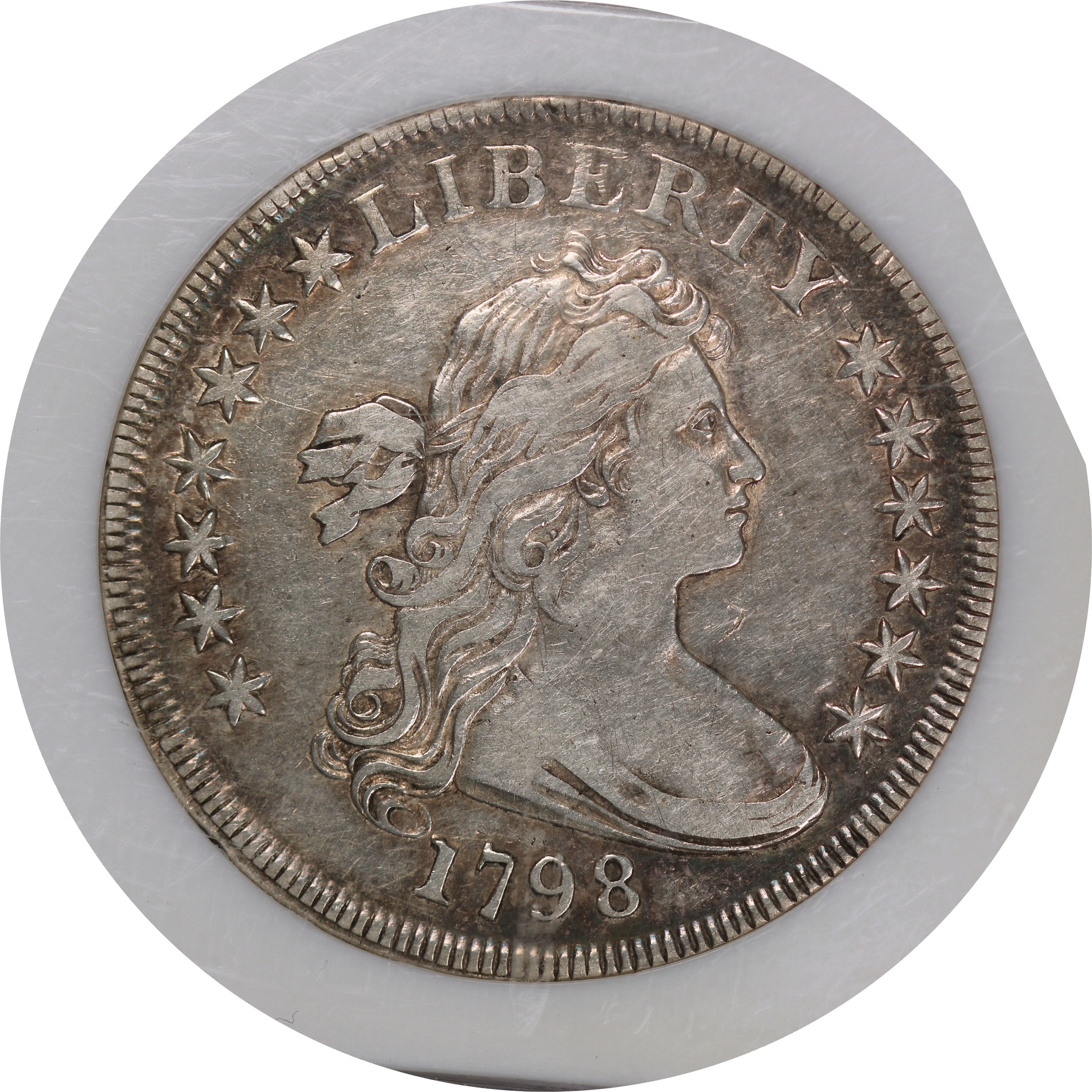 1798 $1 Draped Bust Large Eagle Silver Dollar Knob 9 5 Vertical