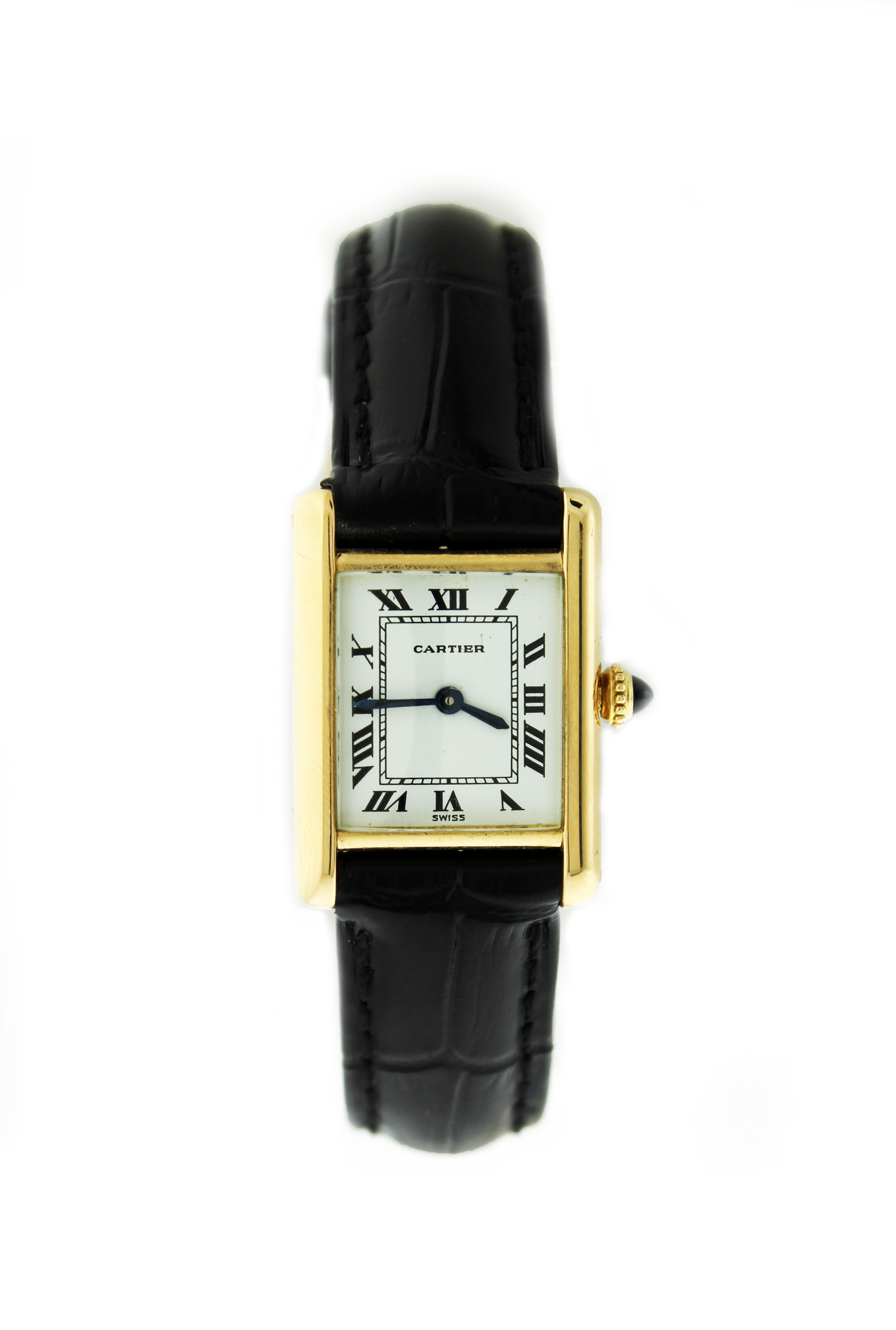 Cartier　VINTAGE Vintage Cartier 20.5mm x 28mm 18K Yellow Gold Mechanical