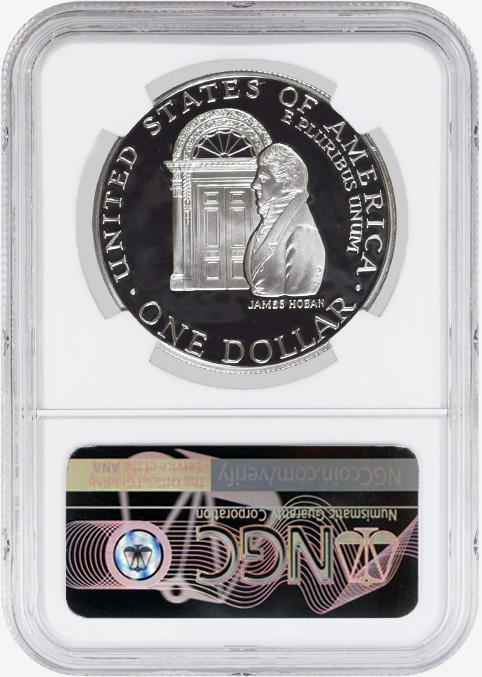 1992 W $1 White House 200th Anniversary Commemorative Silver Dollar NGC PF70 UC