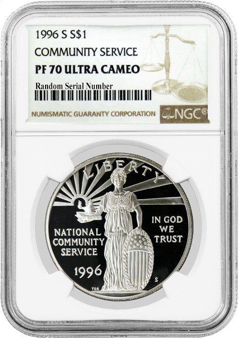 1992 W $1 White House 200th Anniversary Commemorative Silver Dollar NGC PF70 UC