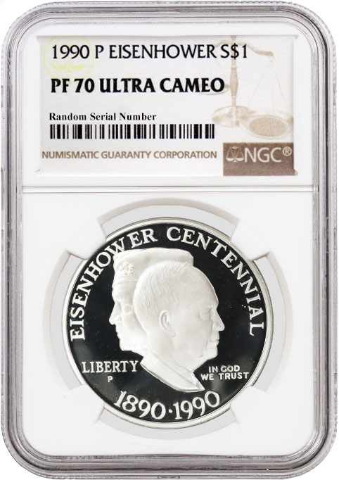 1992 W $1 White House 200th Anniversary Commemorative Silver Dollar NGC PF70 UC