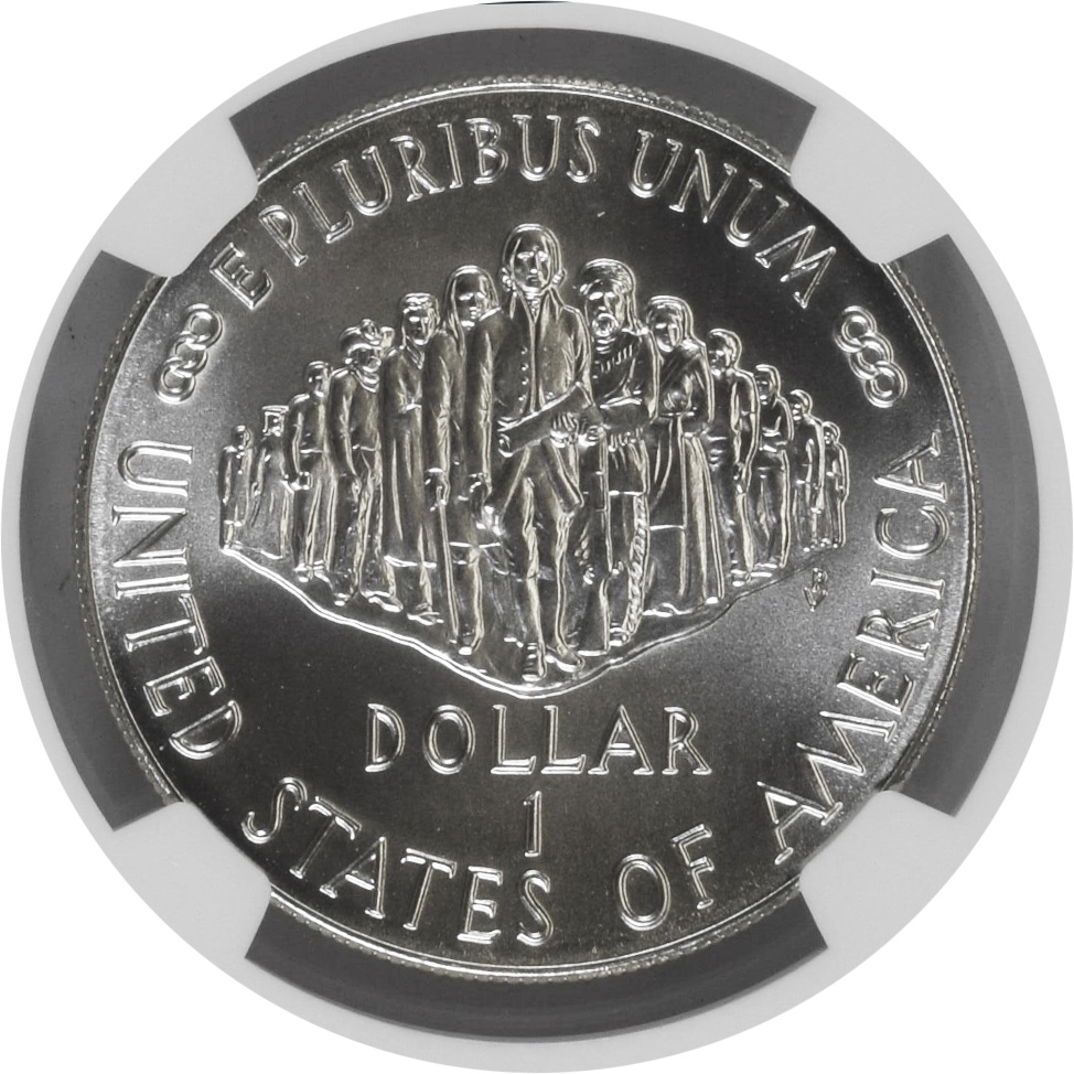 1987 P $1 U.S Constitution Bicentennial Commemorative Silver Dollar NGC MS70
